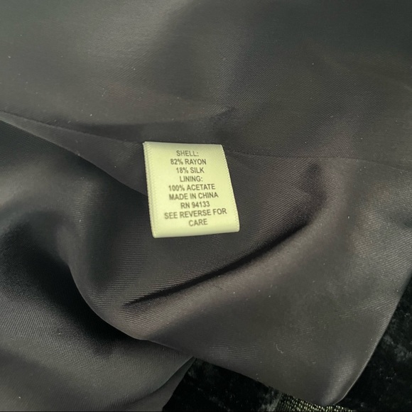 Debra Deroo Blue Crushed Velvet Shirt Small - Picture 4 of 5